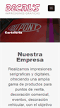 Mobile Screenshot of decals-serigrafia.com